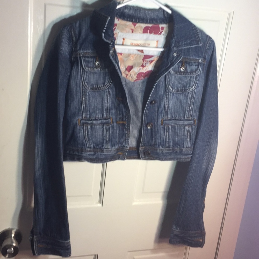 Denim jacket.